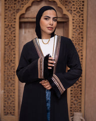 Turath cardigan in Black