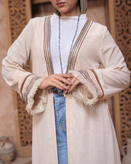 Turath cardigan in beige