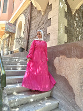 Jasmine dress in hot pink