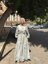 Glow dress in light green