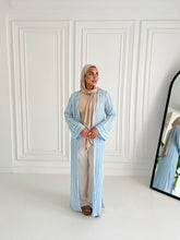 Kinted cardigan in baby blue