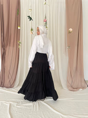 ZAHRA SKIRT IN BLACK