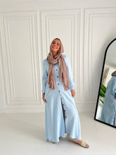 Sola shirt dress in baby blue