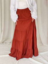 ZAHRA SKIRT IN COPPER