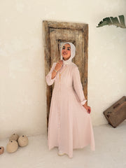 Striped Shirt Dress - Semon