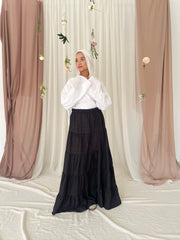 ZAHRA SKIRT IN BLACK