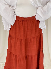 ZAHRA SKIRT IN COPPER