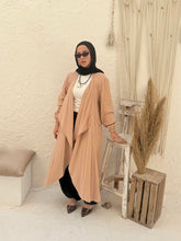 Crinkle Cardigan - Cafe