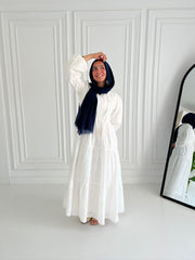 Jasmine dress in white
