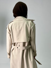 Trench coat in Beige