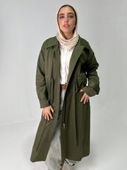 Waterproof olive jacket