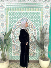 Hayah velvet Jumpsuit in Black