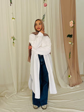LUJAIN LONG SHIRT IN WHITE