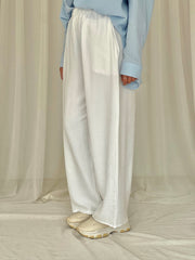 LINEN PANT IN WHITE
