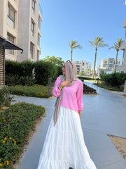 ZAHRA SKIRT IN WHITE