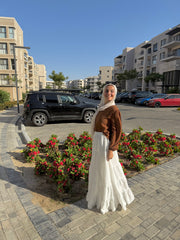 ZAHRA SKIRT IN WHITE