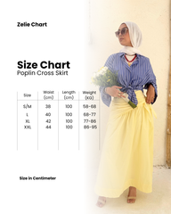 Poplin Cross Skirt - White