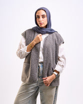 Cozy wool vest in Grey