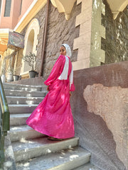 Jasmine dress in hot pink