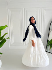 Jasmine dress in white