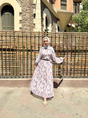 Dusty rose dress