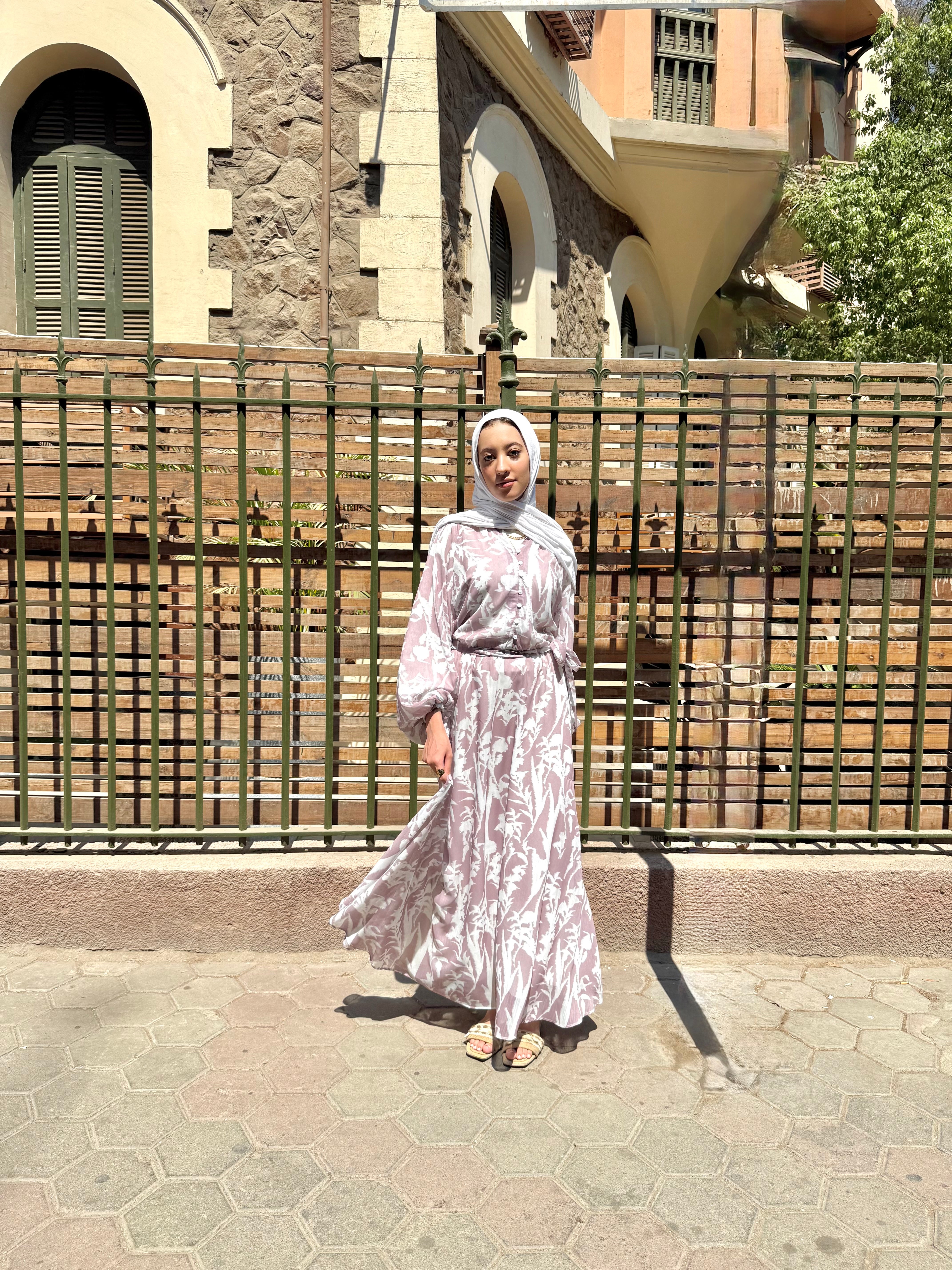 Dusty rose dress