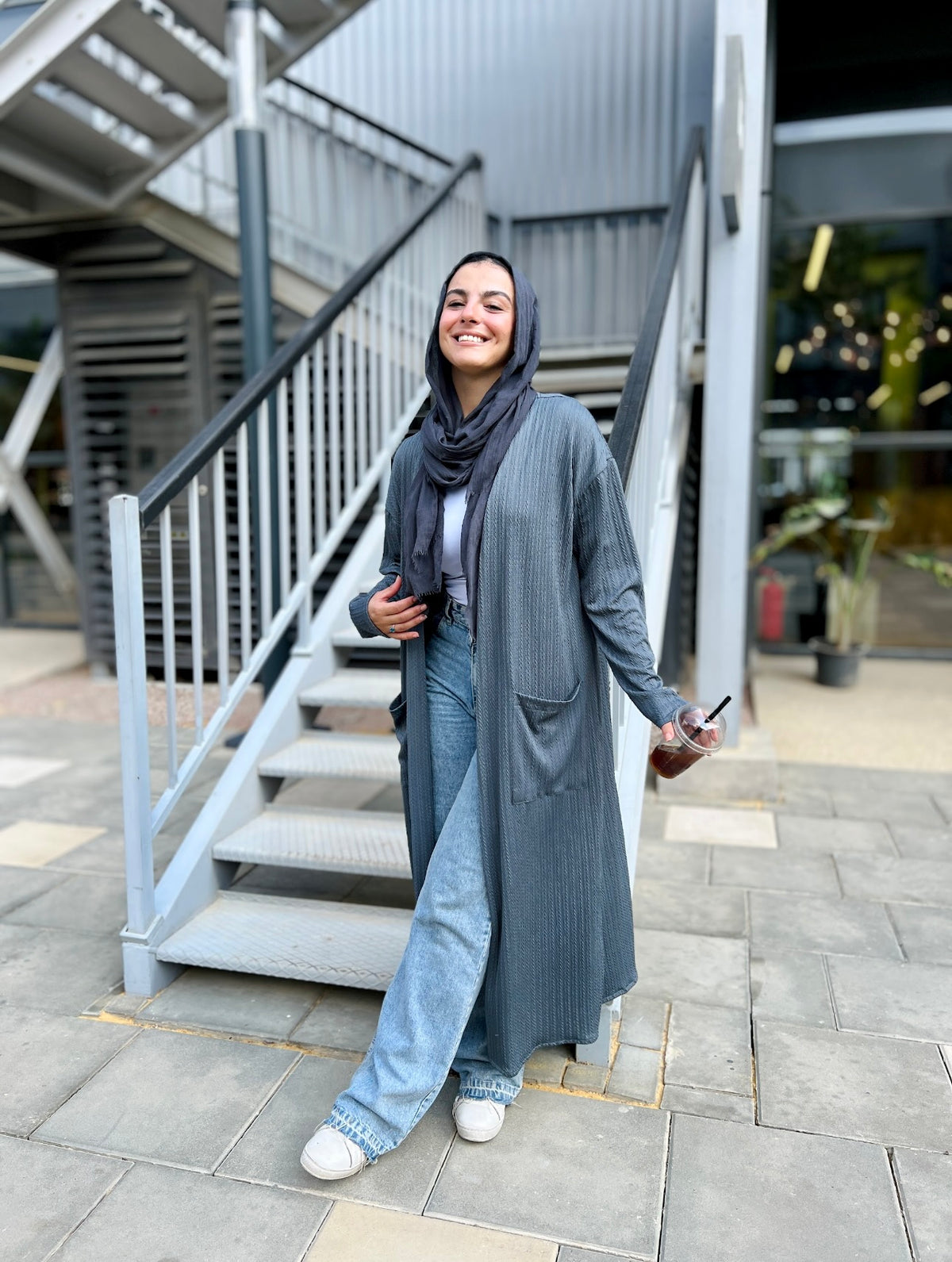 Long Grey cardigan