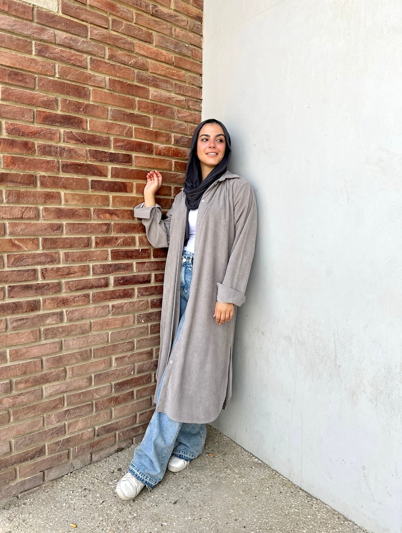 Long Gray Shirt