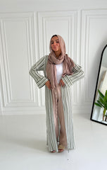 Kinted cardigan in olive