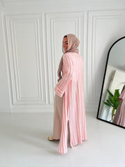 Kinted cardigan in pink