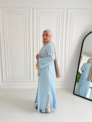Kinted cardigan in baby blue