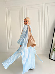 Kinted cardigan in baby blue