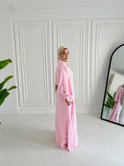 Sola shirt dress in pink
