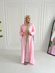 Sola shirt dress in pink