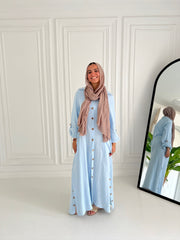 Sola shirt dress in baby blue