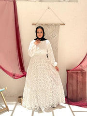 Lace Dress - White