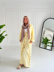 Sola shirt dress in yellow