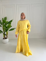 Zahra skirt in yellow