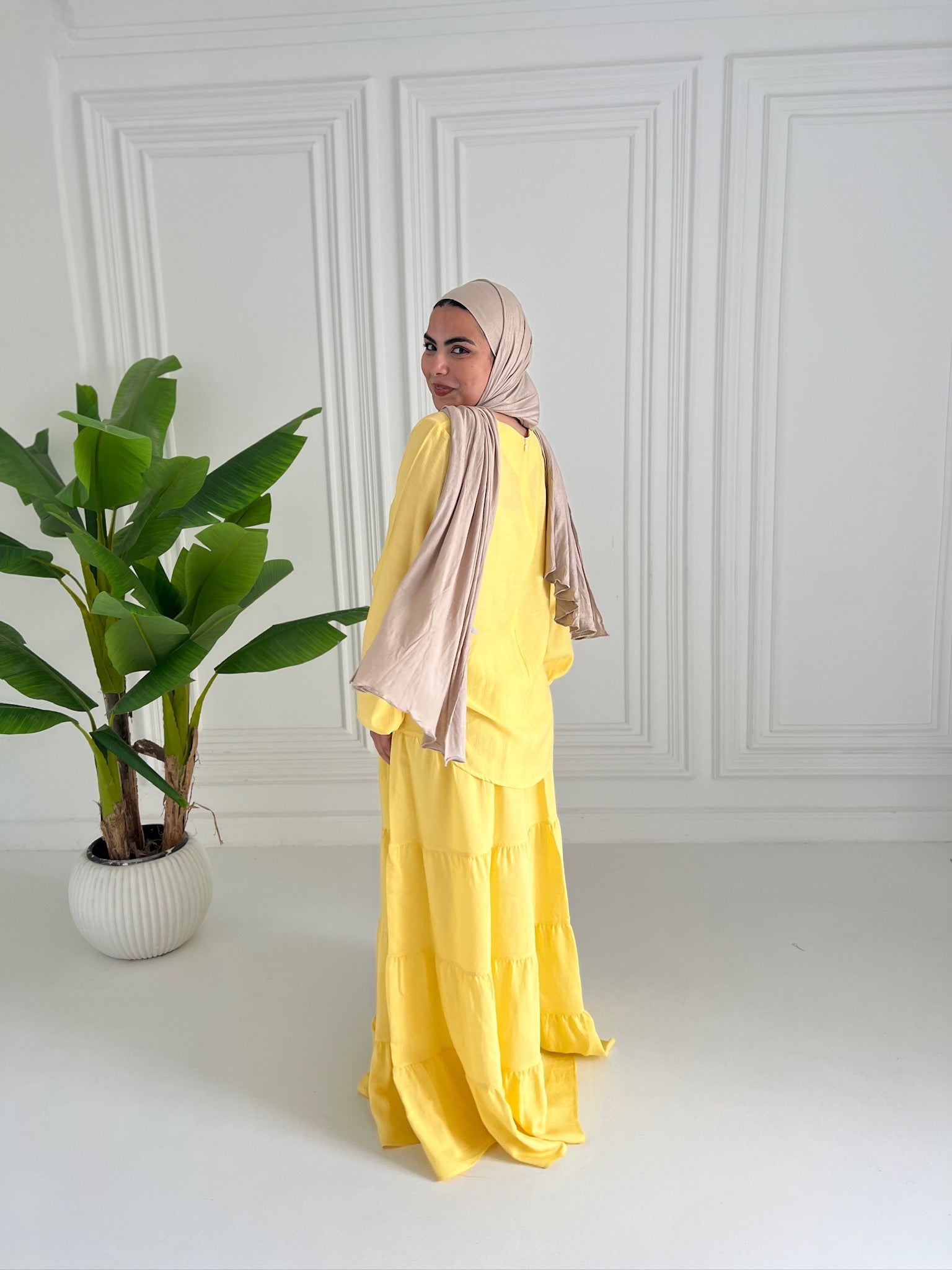 Luna blouse in yellow