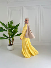 Zahra skirt in yellow