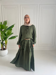 Olive blouse