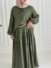 Olive blouse