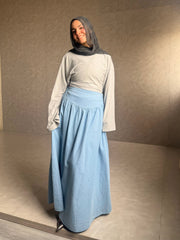 Emery Denim Skirt - Blue