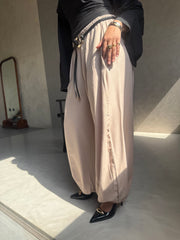Bengaline Balloon Trousers - Beige