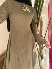 Summer Flowy Dress - Olive