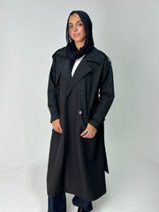 Trench coat in Black