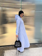 Cloud Flow Hooded Dress