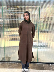 Everyday Brown Zip jacket