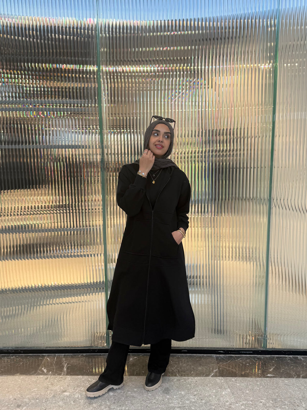 Everyday Black Zip jacket