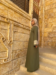 Athar kaftan in pistachio
